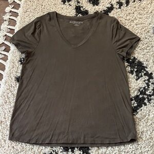 Thread & Supply olive green V-Neck Tee